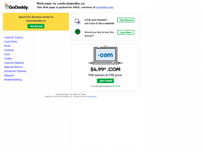 coolcatmedia.co snapshot