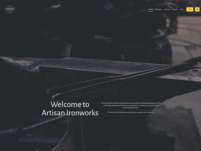 www.artisanironworksnc.com snapshot