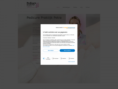 pedicurepraktijkpetra.com snapshot