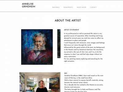 annelisegrindheim.com snapshot
