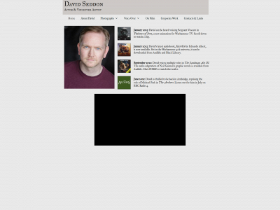 davidseddonactor.com snapshot