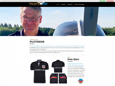 pilotswear.com snapshot