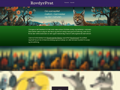 rovdyrprat.no snapshot