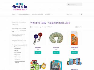 welcomebabyla.org snapshot
