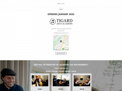 www.tigardartsacademy.com snapshot