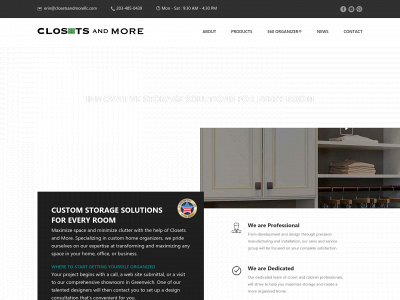 closetsandmorellc.com snapshot
