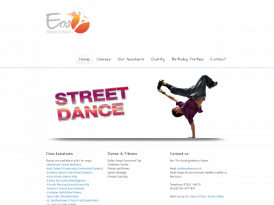 eosdance.co.uk snapshot