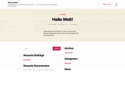 puka-probiert.de snapshot