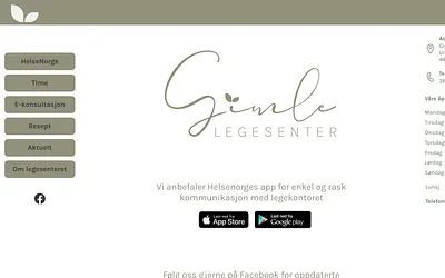 gimlelegesenter.no snapshot