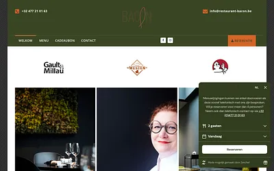 restaurant-bacon.be snapshot