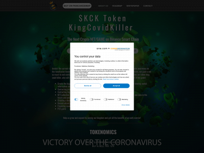kingcovidkillertoken.com snapshot