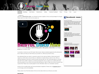 bristoldiscohire.co.uk snapshot