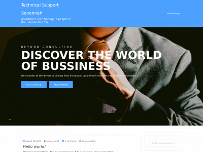 techsupportsavannah.com snapshot