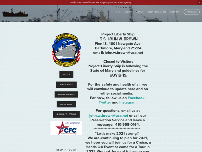 ssjohnwbrown.org snapshot
