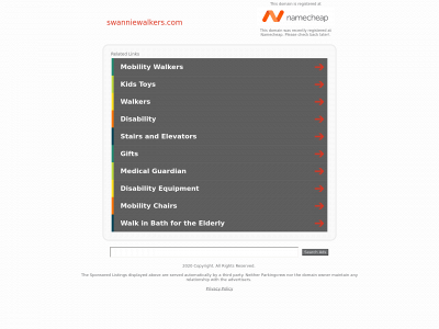 swanniewalkers.com snapshot