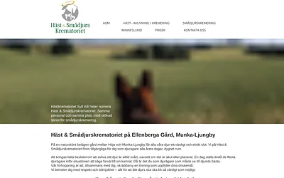 smadjurskrematoriet.se snapshot