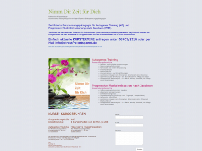 stressfreientspannt.de snapshot