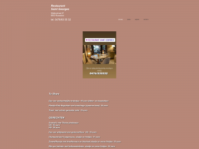 restaurantsaintgeorges.be snapshot