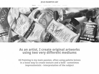 www.julieframptonart.com snapshot