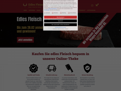 edlesfleisch.de snapshot