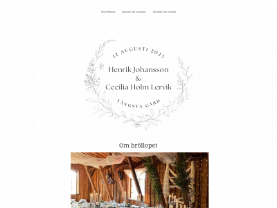 henrikcecilia.se snapshot