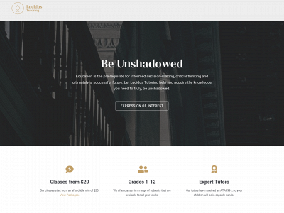 lucidus-tutoring.com snapshot