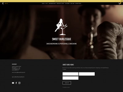 sweetburlesque.dk snapshot
