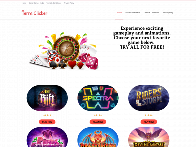 terraclicker.com snapshot