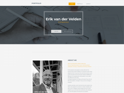 vandervelden.me snapshot