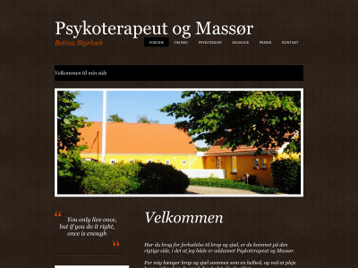 psykoterapeutbetinastyrbaek.dk snapshot