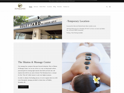 shiatsumassagecenter.com snapshot