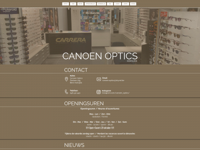 canoen-optics.be snapshot