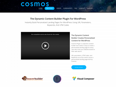 cosmosplugin.com snapshot