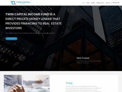 twincapitalincomefund.com snapshot