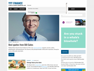 yyyfinance.com snapshot