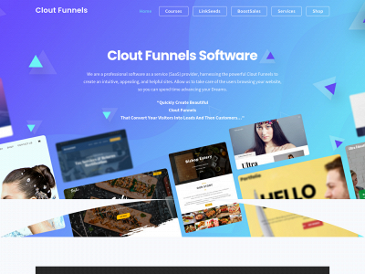 cloutfunnels.com snapshot