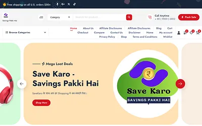 savekaro.store snapshot