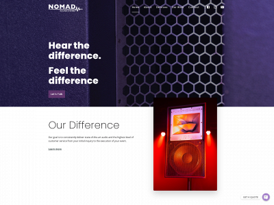 nomadsoundsystems.com snapshot