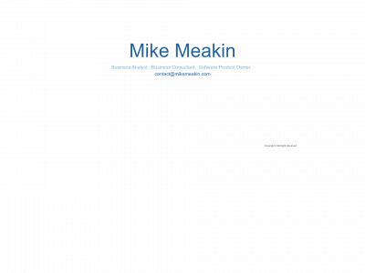 mikemeakin.com snapshot