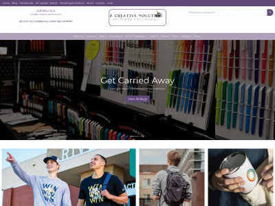 www.a-creative-solution.com snapshot