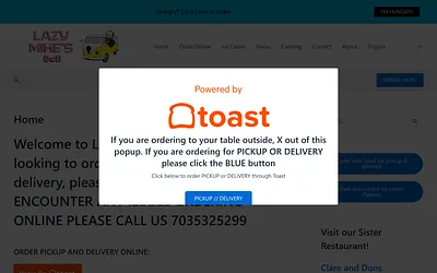 lazymikesdeli.com snapshot