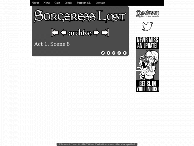 sorceresslost.com snapshot