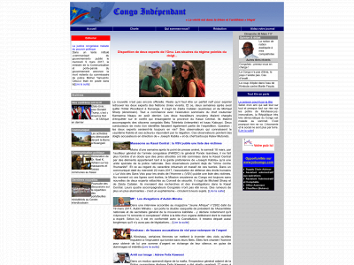 congoindependant.com snapshot