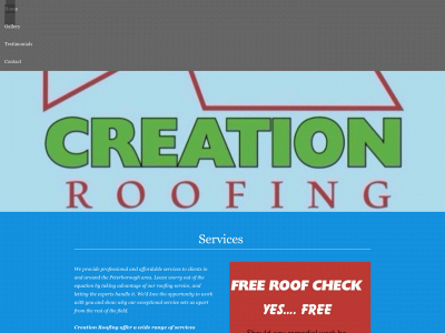 creationroofing.co.uk snapshot