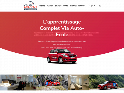 driveacademy.be snapshot