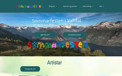 sommarfesten.no snapshot