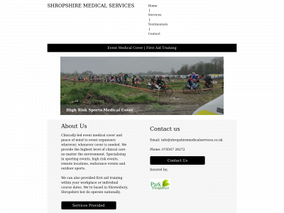shropshiremedicalservices.co.uk snapshot