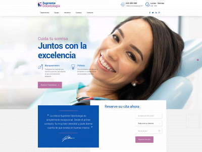 supremeodontologia.com snapshot