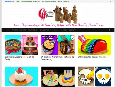 craftinghobbies.com snapshot