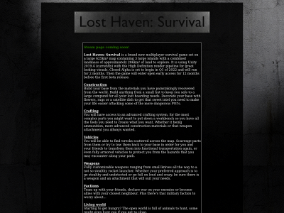 lost-haven.com snapshot